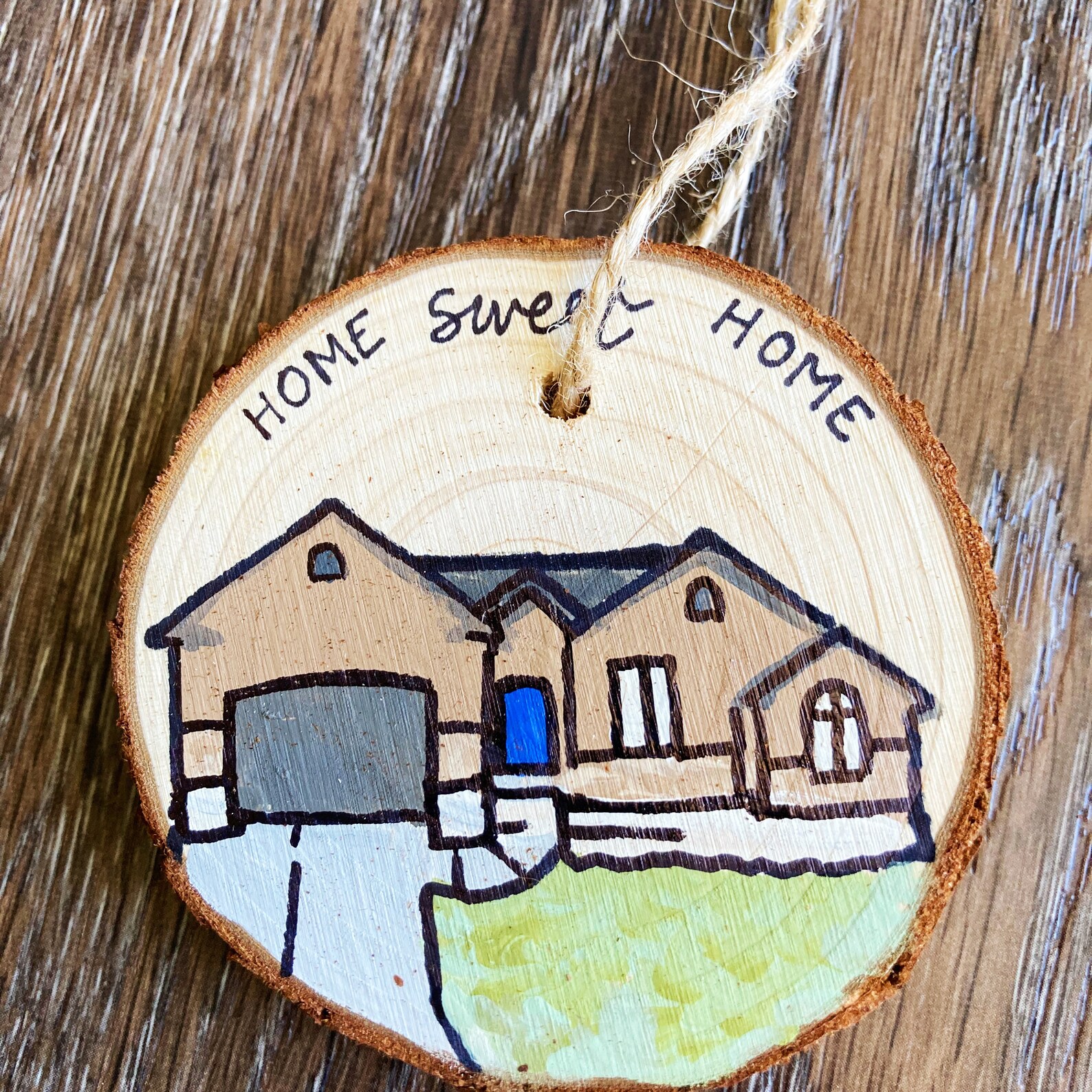 Custom Home Ornament Custom Home Portrait Realtor Closing Etsy