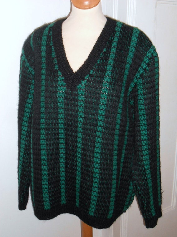 Chic soft vintage men's sweater 60s