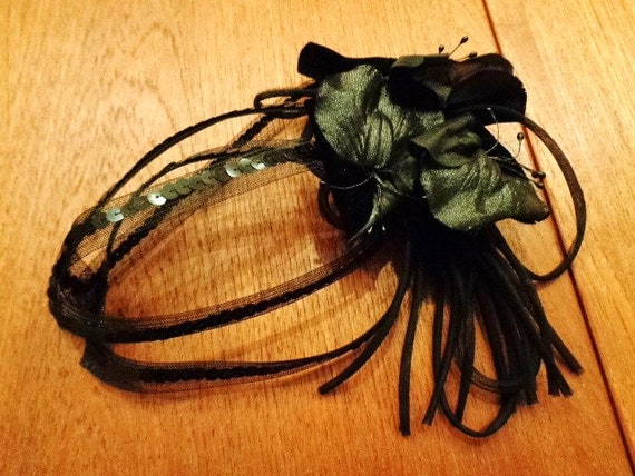 playful 80's 20's Headpiece filigree + chic