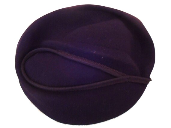 30s 40s sophisticated black cap Ladies Hat Headpie