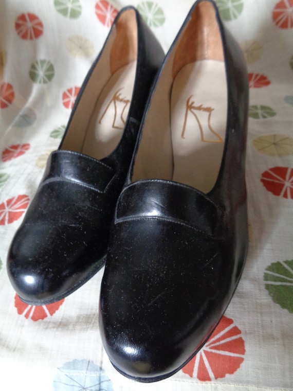 dreamy 40's 50s pumps black unworn
