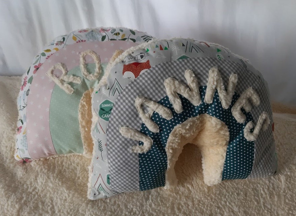 Regenbogenkissen 35 Cm - Plüschkissen In Regenbogenform Für Kinderzimmer & Wohnung