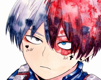 Shoto Todoroki Etsy