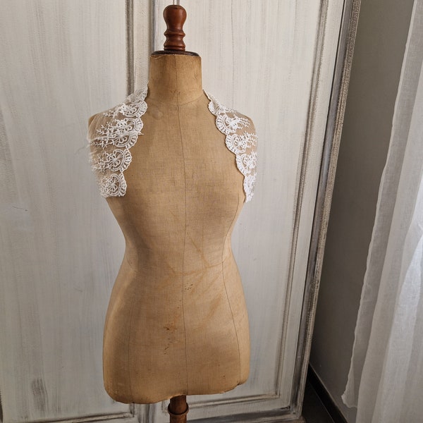 Vintage French mannequin de couture, tailor's dummy, clothe display stand