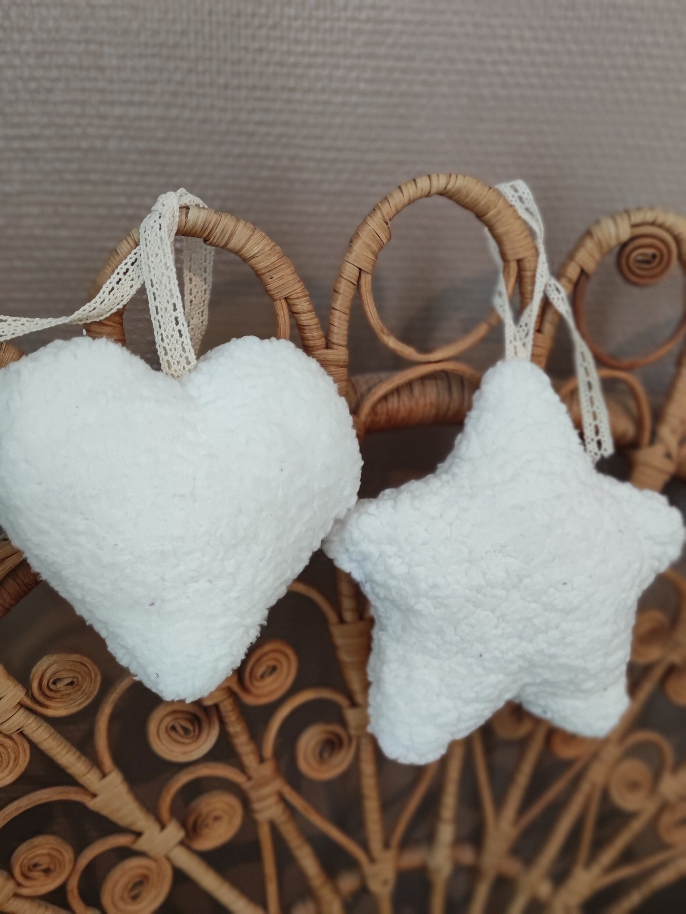 Duo de Suspensions Douce - Coeur et Etoile