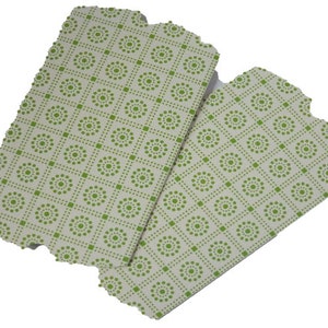 5 Faltschachteln  15x7cm  grün Pillowbox Kissenschachtel  basteln Verpackung