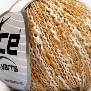 50g knitting yarn 130 m Ice Yarn knit crochet 39.80EUR/kg braun  597