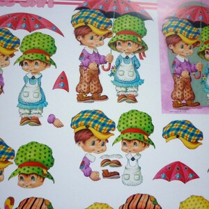 3D Bogen Kinder Scrapbooking Karten basteln A4 Papier Mütze Junge Mädchen