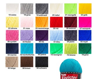 500g Twister Sport uni knit crochet (23.80EUR/kg)