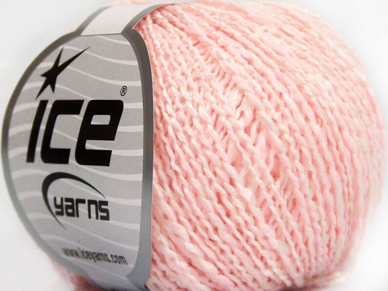 50g knitting yarn 130 m Ice Yarn knit crochet 39.80EUR/kg rose  595