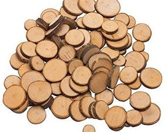 100 branch discs natural floristry wood craft tree disc industrial