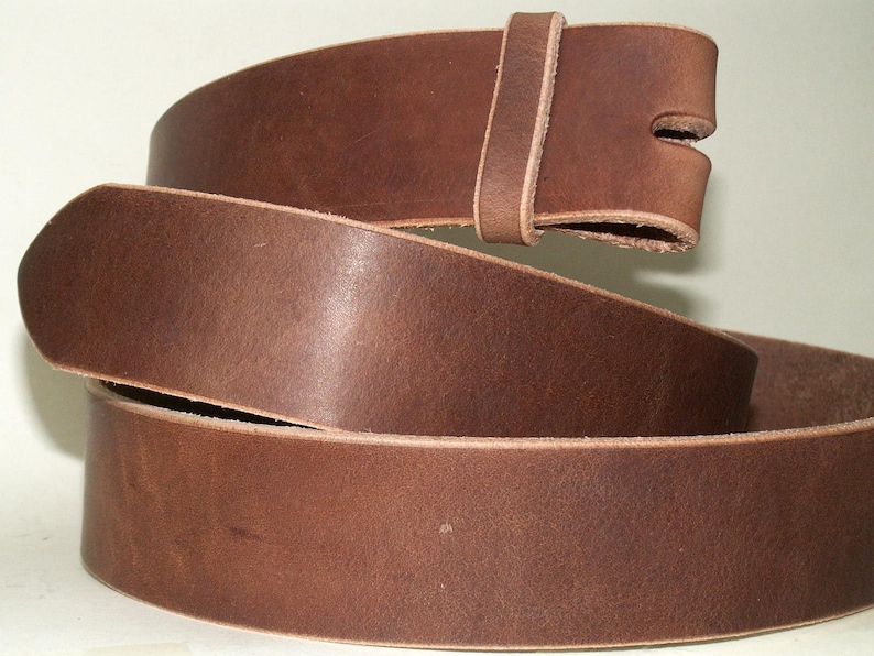 Accessoires leerbewerking 45mm Natural Veg Tanned Leather Belt Blank
