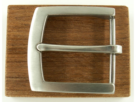 40 mm quadratische satinierte ODER polierte Edelstahlschnalle // für 38 + 40 mm Wechselgürtel // für Business und Jeans // nettes Geschenk