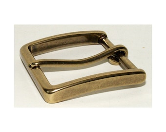 40 mm wide solid brass belt buckle // high quality square brass buckle for 38 to 40 mm belts // gift // business