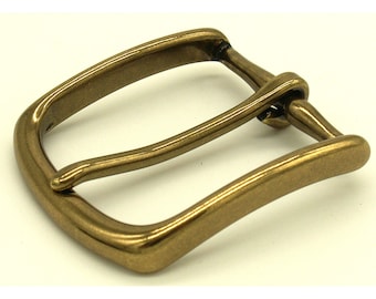 Belt buckle 40 mm belt width classic belt buckle made of solid brass // light, elegant and high quality // for leisure + business