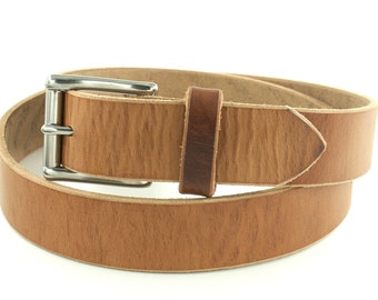 Ceinture en cuir de près de 40 mm avec âme en cuir de 5,5 mm d'épaisseur // tannage végétal // possible du XS au XXXXL // pour tous les hommes avec un sentiment Indian Jones