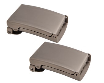 Set of 2 High-quality buckle for fabric belts and military belts with 4 cm width clasp of the brand shenky