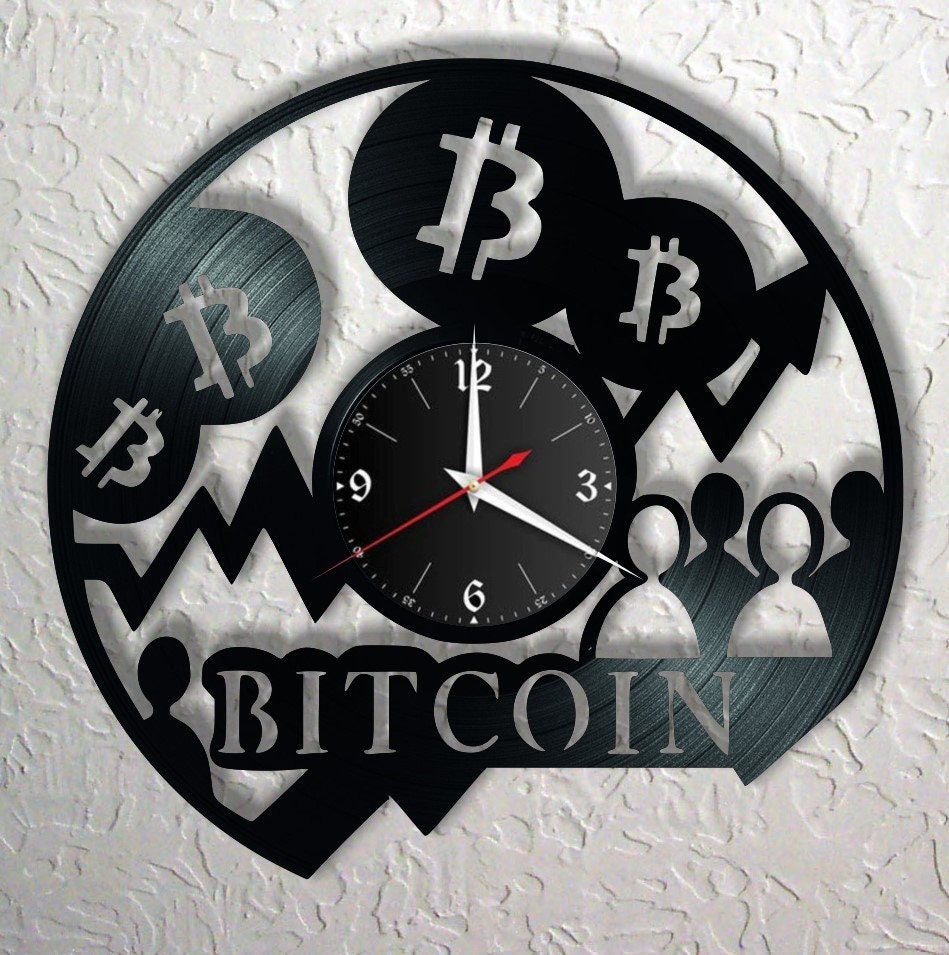 Bitcoin Record Clock Vinyl Retro Wall Clockindividual, Gift, Living Room,  Birthday, Made in GERMANY - Etsy Canada