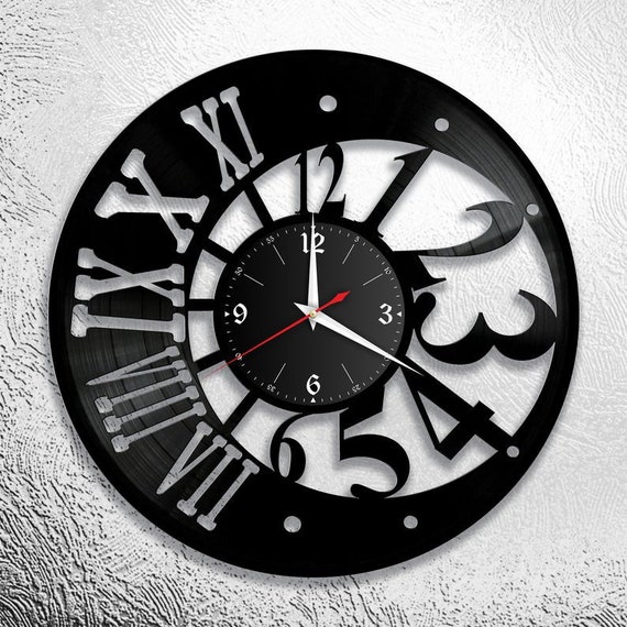 Record Clock, Vinyl, Retro, Wall Clock, Individual, Gift, Living