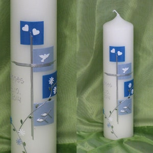 Baptism candle - including label with name and date!