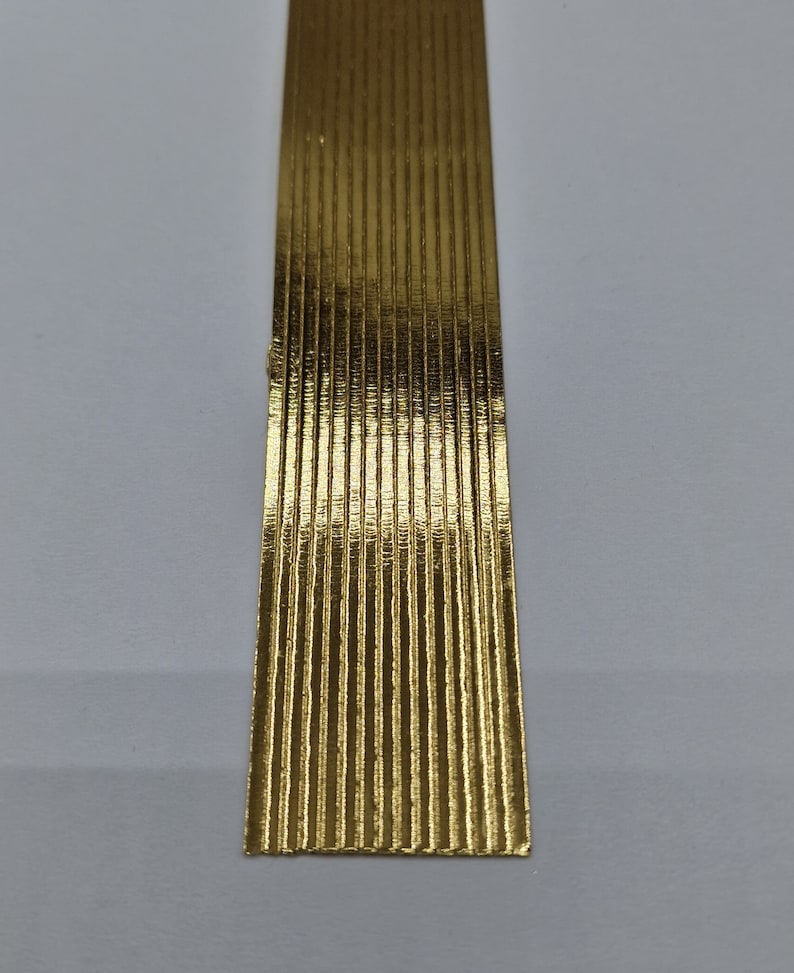 bandes décoratives, cire décorative, bandes de cire Or/argent/cuivre Gold 2 mm