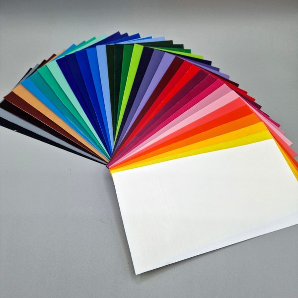 Decorative wax plates / wax plates - TURQUOISE TONES - 20 x 10 cm ; Color choice!!