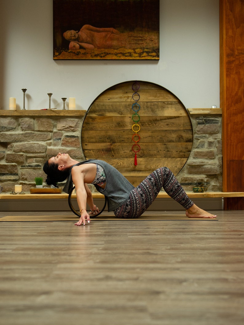 Cork Yoga Wheel Great for Backbends and Building Your Yoga Practice 12