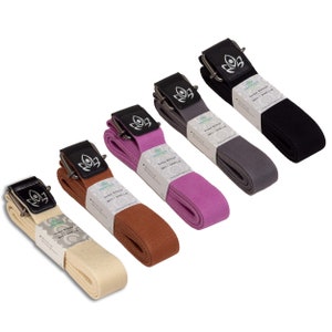 Yoga and Exercise Strap, Premium quality, 8 feet long, Metal Buckle. Great for stretching.