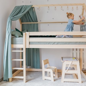 Mezzanine Bed - 90 cm, Loft Bed, Mezzanine / Bunk Bed All Sizes FREE SHIPPING