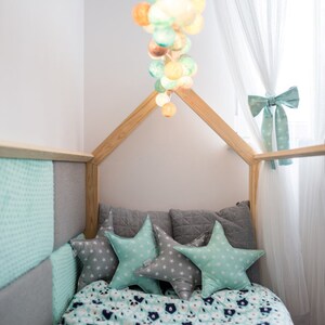 Children's bed, house bed, Montessori bed 100 x 200 cm image 2