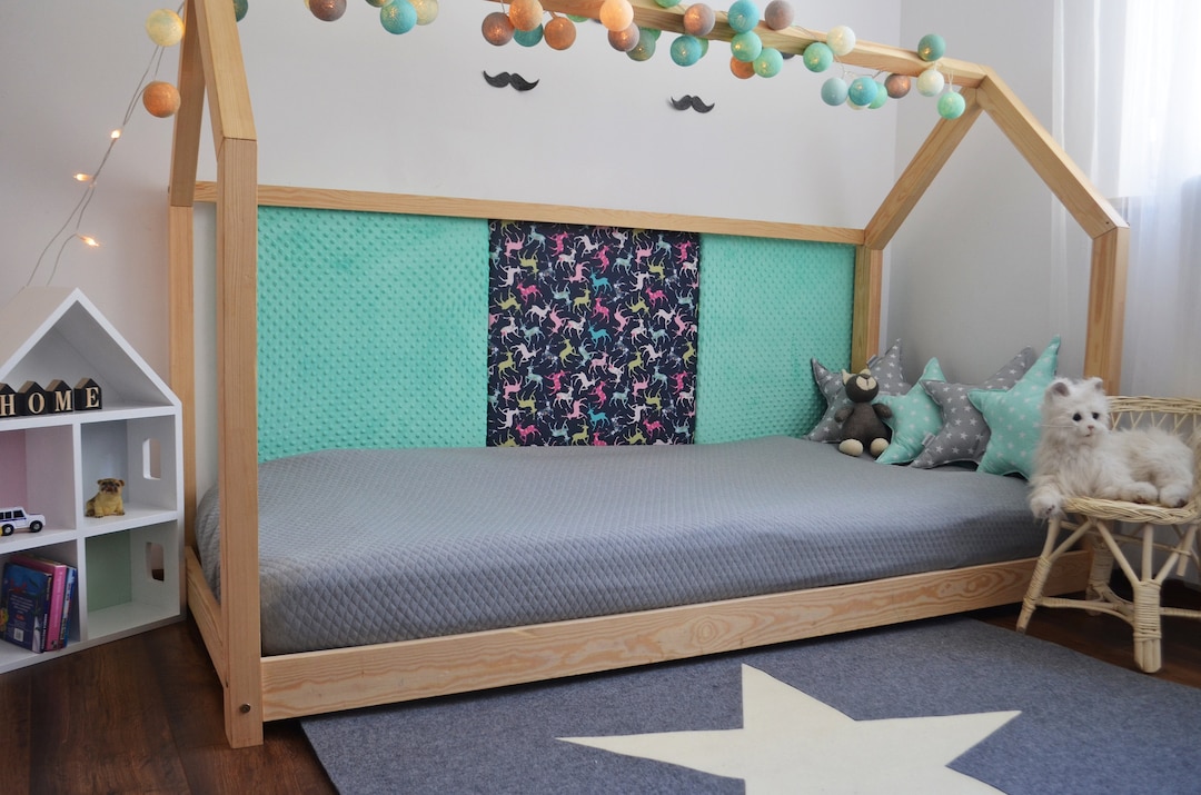 House Bed LOU, Cot, Montessori Bed ALL Sizes 80x160, 80x180, 90x200,  90x190, 120x200, 140x200, 160x200 