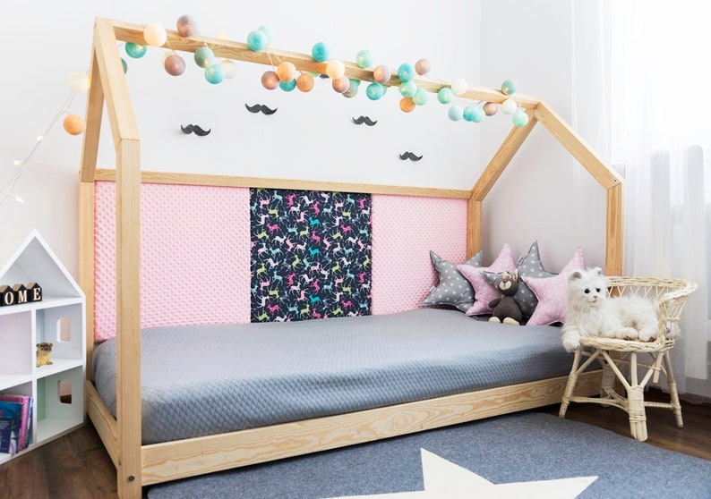 Hausebett/Kinderbett ALLE Größen gemalt 4 Farben Bild 6