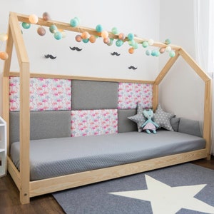 Children's bed / house bed 120 x 200 cm image 4