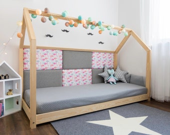 Children's bed / house bed 80 x 190 cm