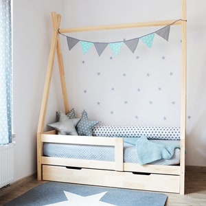 Children's bed / children's bed / TIPI BED HIGH version 80x160
