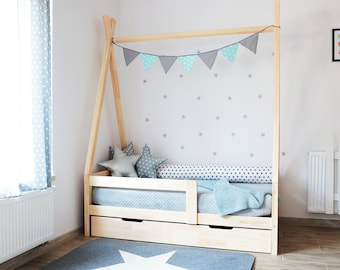 Children's bed / children's bed / TIPI BED HIGH version 80x180