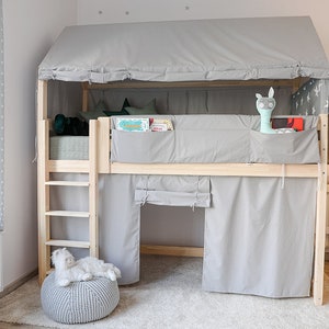 Mezzanine bed 100 cm, bunk bed, mezzanine, loft bed / bunk bed ALL sizes, 80x160, 80x180, 90x190, 90x200, 90x180 image 4