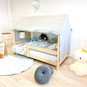 House bed cover, Montessori canopy for children's bed, curtains, bed canopy curtains, play tent, bed curtains for Mia&Lou bed