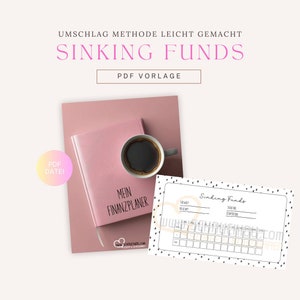 Sinking Funds - Tracker - Envelope Method - Savings Pot - A6 Envelopes - Digital - Points