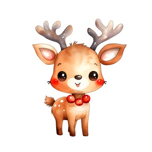Iron-on patch - Plott - Reindeer - approx. 11 cm x 9 cm