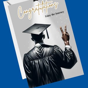 Biglietti di laurea, biglietti afroamericani per lui