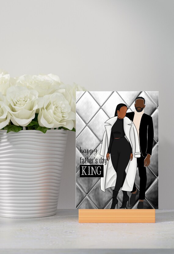 2 - African American Father's Day Cards, Black Father's Day Card