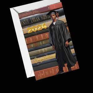 Biglietti di laurea, biglietti afroamericani per lui
