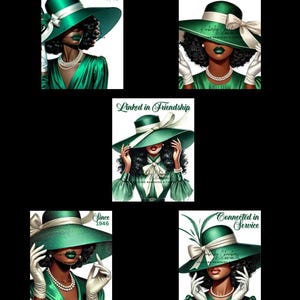Groene en witte kaarten, Afro-Amerikaanse kaarten, zwarte uitdrukkingen