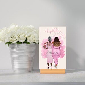 Tarjetas para el Día de la Madre Afroamericana, Tarjeta para el Día de la Madre Negra, Tarjeta para el Día de la Madre para esposa, mamá, abuela