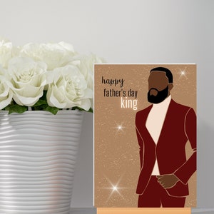 2 African American Father&rsquo;s Day Cards, Black Father&rsquo;s Day Card, Father
