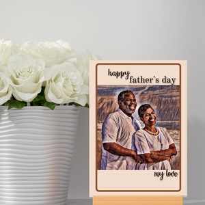 2 African American Father&rsquo;s Day Cards, Black Father&rsquo;s Day Card, Father
