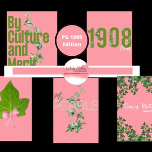 1908 Package - Pink and Green Notecards, Birthday Cards, Any Occasion, African American Cards, Black Expressions