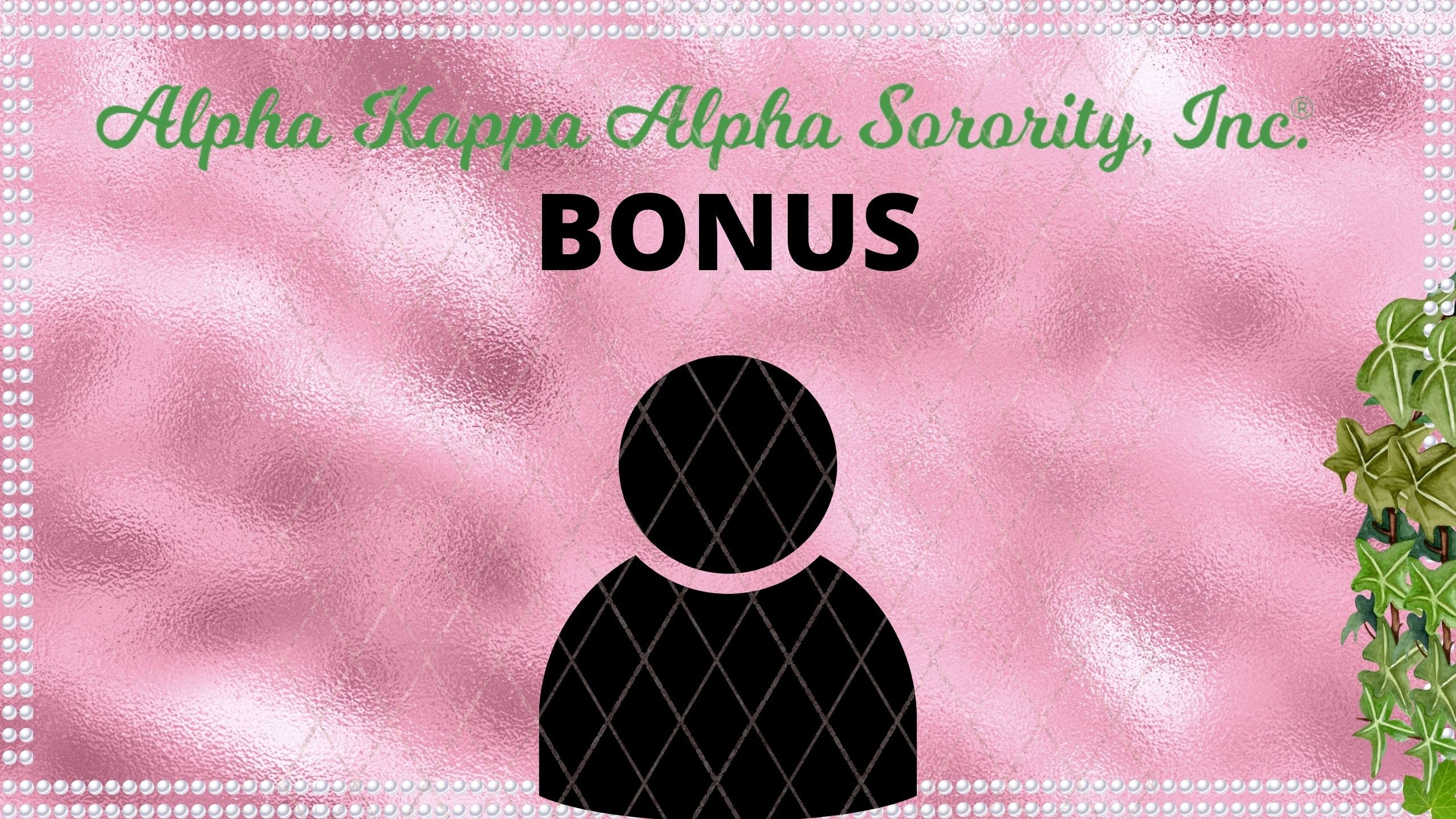 Pink & Green Zoom Backgrounds Video Background Virtual Etsy