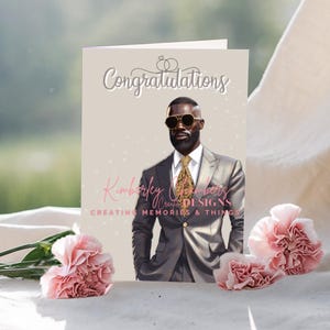 African American Wedding Cards, Beautiful Bride and Bridesmaids Card, Bridal Shower Cards, Black Expressions